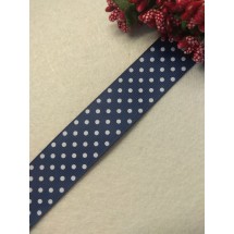 Лента репсовая с рисунком 25мм, цена за 1 м